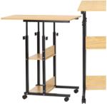 SPRINGOS állítható magasságú mobil Íróasztal 73-85x40x80cm (HF0060)