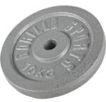 Gorilla Sports Öntöttvas súlytárcsa ezüst 10 kg (100538-00002-0016) - kokiskashop Súlytárcsa
