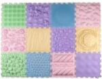 Ortho Puzzle Ortho Puzzle: set de covoraș ortopedic senzorial , 12 buc - Macaroons (ORT MACAROON)