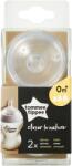 Tommee Tippee Tetina din silicon flux variabil, 0 luni+, 2 bucati, Tommee Tippee