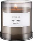 Blomus (Германия) Ароматна свещ BLOMUS VALOA с аромат Vetiver - Ø9 х h9 см - цвят опушеносив (BLOMUS 65546)