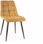 SIGNAL MEBLE Chic Brego Curry Kárpitozott Szék Fekete Fém Lábakkal (SIG-CHICBRCCU)