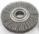 SZCZOTPOL Drótkorong Kefe Fi 150MM 32MM Furattal Asztali Köszörűhöz (B70.350)