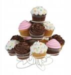  Fém Állvány Muffinokhoz és Cupcake-ekhez (20231124)