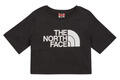 The North Face Rövid ujjú pólók Girls S/S Crop Easy Tee Fekete 6 Jahre
