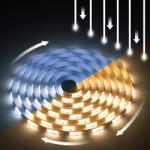 pcblab. io Digitális Led szalag Cob Cct fehér meleg hideg Wled WS2811 576 LED/m 24V 5m (Pasek LED COB CCT WS2811 576 LED/m 24V 5m)