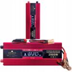 NEW Autós Feszültség átalakító 12V 230V Dc-ac 2000W Sinus Áram