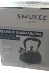 Smukee Vízforraló síppal fekete összecsukható fogantyúval 1, 7l konyhai (5904134719652)