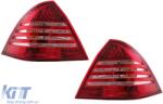 KITT Lightning LED Hátsó Lámpa Mercedes C-Osztály W203 szedán (2000-2004) piros átlátszó (TLMBW203RC)