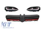 KITT (Jobbkormányos) LED Fényszórók LED Dinamikus Irányjelyzőkkel és Hűtőrács VW Golf 7 VII (2013-2017) R Look modellekhez Kompatibilis: Volkswagen Golf VII (2012-2017) jobbkormányos Nem kompatibi (COFGVWG