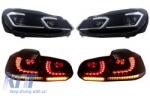 KITT LED Első Lámpa VW Golf 6 VI 08-13 Hátsó Lámpa Facelift G7.5 Dinamikus Kompatibilis: Volkswagen Golf VI (2008-2013) Nem kompatibilis: VW Golf VI 6 (2008-2013) jobbkormányos VW Golf VI (20 (COHLVWG6FSRC