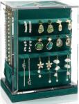  Kamier 360°-ban forgatható ékszerdoboz 5 fiókkal (zöld)