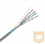 KELine KE300S26-RLX FTP (F/UTP) patch kábel, Kategória 5E, 125 MHz, LSOH, 305 m-es dobozban