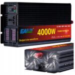 NEW Autós Feszültség Átalakító 12V 230V 4000W Sinus Tiszta Szinusz