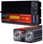 NEW Autós Feszültség Átalakító 12V 230V 5000W Sinus Tiszta Szinusz
