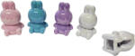  Nyuszi hegyező, 1 lyukú, 5 cm magas, többféle szín (KBF-302209) - officetrade