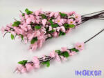  Barackvirág ág 60 cm - Rózsaszín