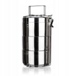 BANQUET Rozsdamentes acél termosz ételhordó Banquet Akcent 3 szintes (AKCENT 3 CZĘŚCI)