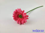  Gerbera szálas selyemvirág 42 cm - Pink