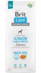 Brit Care Grain-Free Junior Large Breed Lazac száraz Kutyaeledel 12k