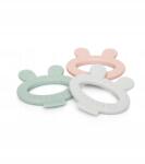 Suavinex Hygge nyuszi rágóka rózsaszín - szilikon, 0 m+ (8426420031974)