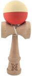 Flippy Kendama X Originala, Profesionala, Flippy, Rubber Grip, din Lemn, 18 cm, Galben deschis Rosu (teo-164287)