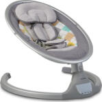 Cangaroo Electric Relax pentru Bebeluși iSwing cu Muzică Gri deschis pentru Copil până la 9kg 107884 (107884) Sezlong balansoar bebelusi