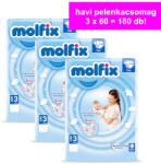 Molfix Havi pelenkacsomag Jumbo (3-as) 4 - 9 kg (180 db/cs) - babybear