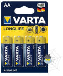 VARTA Longlife AA elem LR6 - 4 darab/csomag