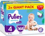 pufies Fashion&Nature pelenkák, 4-es méret, Óriáscsomag, 9-14 kg, 168 db
