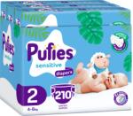pufies Sensitive pelenkák, 2-es méret Mini, 210 darab, 4-8 kg, Maxi kiszerelés*3