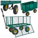GEKO Kerti szállítókocsi kerti kiskocsi szállító kocsi kerti kocsi hálóval+ponyva G71125 (G71125)
