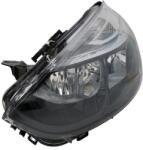 Renault Clio 2016-2019 - Fényszóró H1/H7 bal fekete h. (motorral) DEPO *
