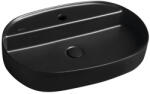 SAPHO INFINITY OVAL kerámiamosdó. 60x40cm. matt fekete