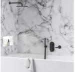 RAVAK Eleganta falba süllyesztett csaptelep, háromutas, belső egység nélkül EL 068.20BLM. O3. RB07F, Black Matt - szerelvenycenter