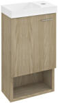 SAPHO LATUS XI mosdótartó szekrény. 30x53x16.5cm. bardíni szilva