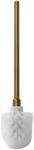 SAPHO BEMETA RETRO WC kefetartó. fehér kefével. 110x360x145mm. bronz (144113017)