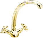 SAPHO REITANO ANTEA kétkaros mosogató-csaptelep. arany - szerelvenycenter - 73 150 Ft