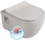 SAPHO BRILLA RIMLESS. fali WC. 35.5x53cm. matt latte