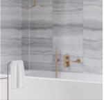 RAVAK Eleganta falba süllyesztett csaptelep, háromutas, belső egység nélkül EL 068.60RGB. O3. RB07F, Rose Gold Brushed