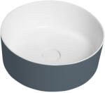 SAPHO THIN pultra szerelhető rockstone mosdó. átm. : 38cm. siena/matt fehér