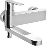 SAPHO PAX kádtöltő csaptelep zuhanyváltóval és behajtható kifolyóval. króm