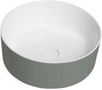 SAPHO THIN pultra szerelhető rockstone mosdó. átm. : 38cm. verde/matt fehér