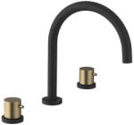 SAPHO ULTRAMIX álló mosogatócsaptelep. matt fekete/matt arany - szerelvenycenter - 214 434 Ft