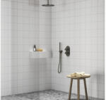 RAVAK Espirit falba süllyesztett termosztátos csaptelep, kétutas, beslő egység nélkül ES 063.20GB. O2. RB07C, Graphite Brushed - szerelvenycenter