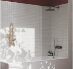 RAVAK Espirit falba süllyesztett csaptelep szettel, háromutas, belső egység nélkül ES 068.20GB. O3. RB07D. +S, Graphite Brushed