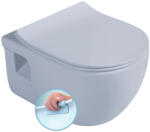 SAPHO BRILLA RIMLESS. fali WC. 35.5x53cm. matt kék