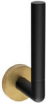 SAPHO BEMETA LARISSA fali tartalék WC-papírtartó. 54x158x72mm. fekete/matt arany