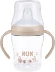 Nuk Бебешко шише NUK Perfect Match - С накрайник за сок, TC, РР, 150 ml, Маймуна, бежово (10215381) - ozone
