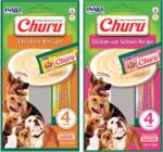 Inaba Foods Churu 4P gustări pentru câini cu aromă de pui și somon 4x(4x14g) + INABA Churu 4P gustări pentru câini cu aromă de pui 4x(4x14g) - eurohrana - 31,31 RON